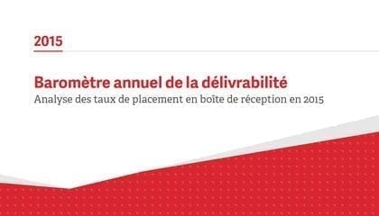 Baromètre annuel de la délivrabilité 2015